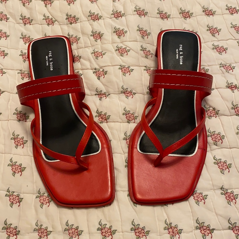 Rag and Bone Red Slides